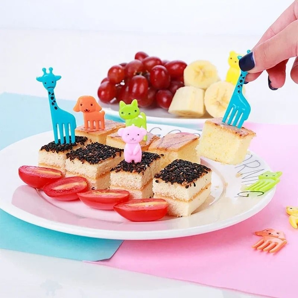AnimalThemed Mini Food Picks And Kids Bento Box Accessories 1