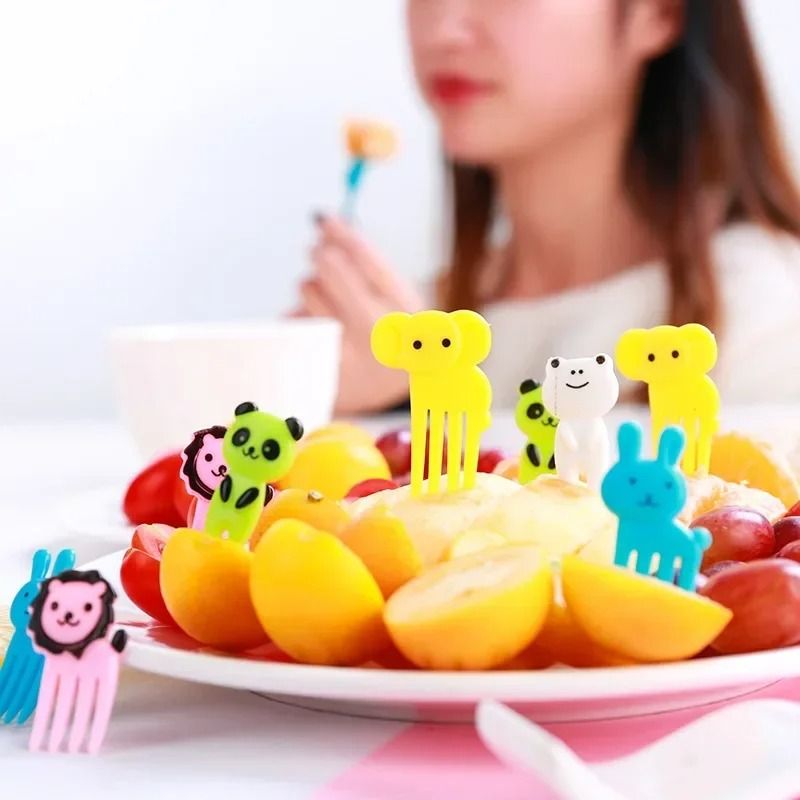 AnimalThemed Mini Food Picks And Kids Bento Box Accessories 4