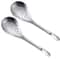 2Piece Stainless Steel Skimmer And Slotted Strainer Spoon Set 7