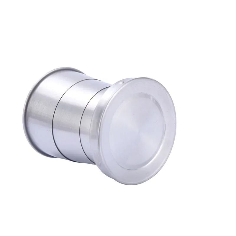 Stainless Steel Retractable Folding Cup And Portable Camping Teaware 5