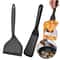 2Piece Wide And Thin Silicone Spatula Turner Set 0