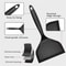 2Piece Wide And Thin Silicone Spatula Turner Set 3
