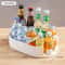 360 Rotating Multifunctional Refrigerator Storage Box And Spice Organizer 8