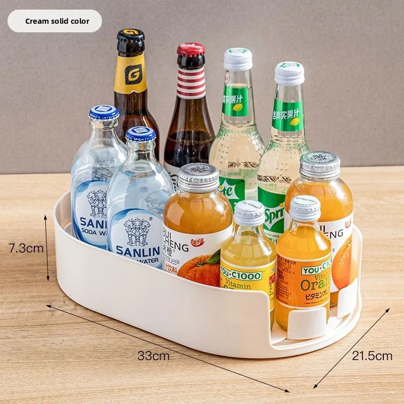 360 Rotating Multifunctional Refrigerator Storage Box And Spice Organizer 8