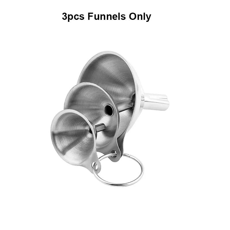 3Piece Premium Stainless Steel Kitchen Funnel Set 6