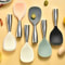 Premium HighHeat Resistant Silicone Cooking And Serving Spoon 0