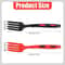 Silicone Flexible Cooking Fork And HeatResistant Pasta Server 1