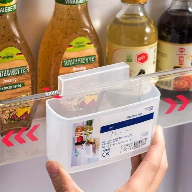 2Piece Refrigerator Hanging Cheese Slice Small Item Organizer 1