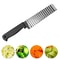 Stainless Steel Crinkle Cut Slicer French Fry Maker 2