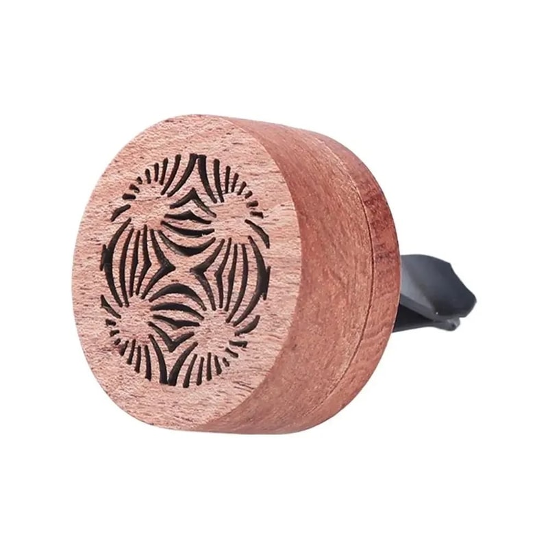 HandCarved Rosewood Essential Oil Car Diffuser Aromatherapy Clip 9