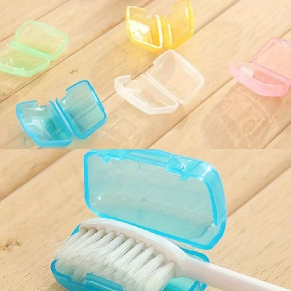 5Piece Universal Travel Toothbrush Head Protective Covers 4
