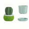 Cactus Ergonomic Kitchen Dishwashing Brush With HighDensity Nano Scrubber 10
