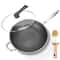 Stainless Steel Nonstick Wok With Tempered Glass Lid 1