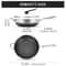 Stainless Steel Nonstick Wok With Tempered Glass Lid 6