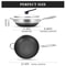 Stainless Steel Nonstick Wok With Tempered Glass Lid 6