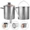 3L Japanese Tempura Deep Fryer Pot With Mesh Steamer Lid 0