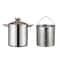 3L Japanese Tempura Deep Fryer Pot With Mesh Steamer Lid 6