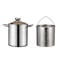 3L Japanese Tempura Deep Fryer Pot With Mesh Steamer Lid 6