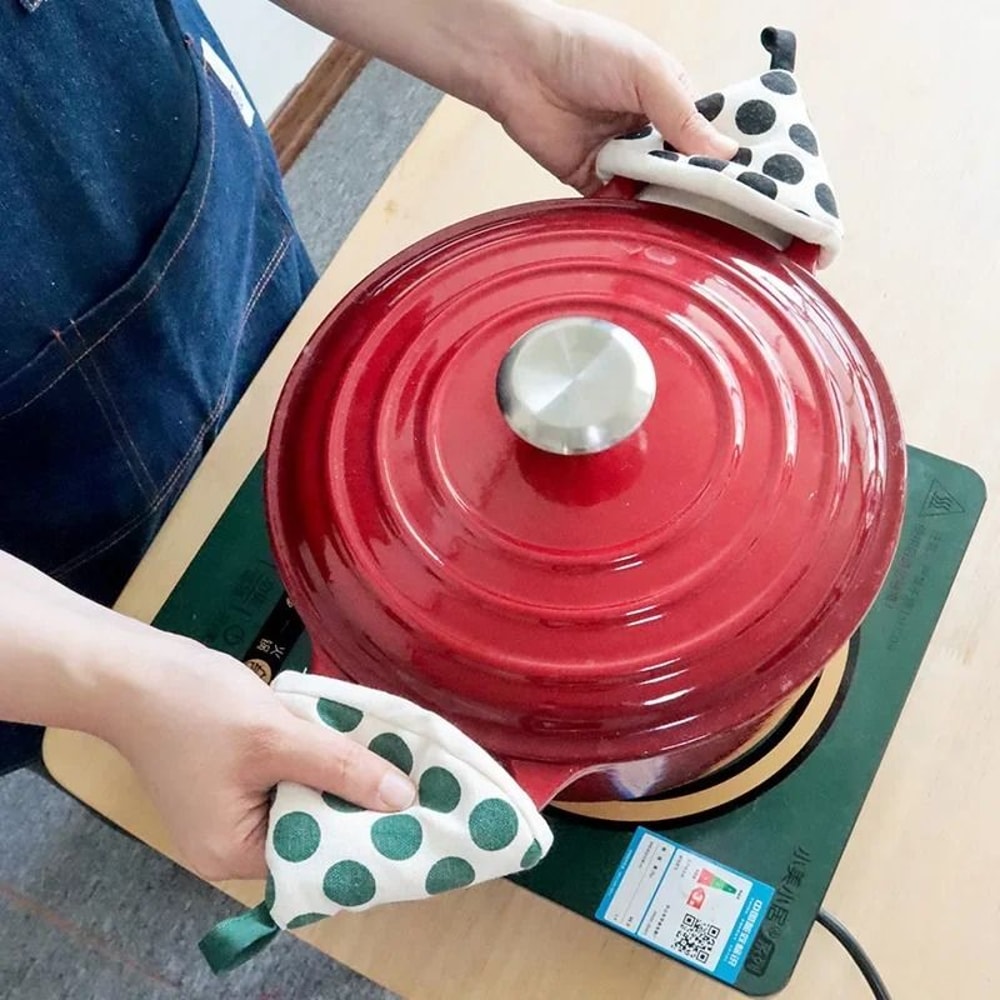 Triangle Pot Handle Cover HeatInsulated AntiScalding Cap 2