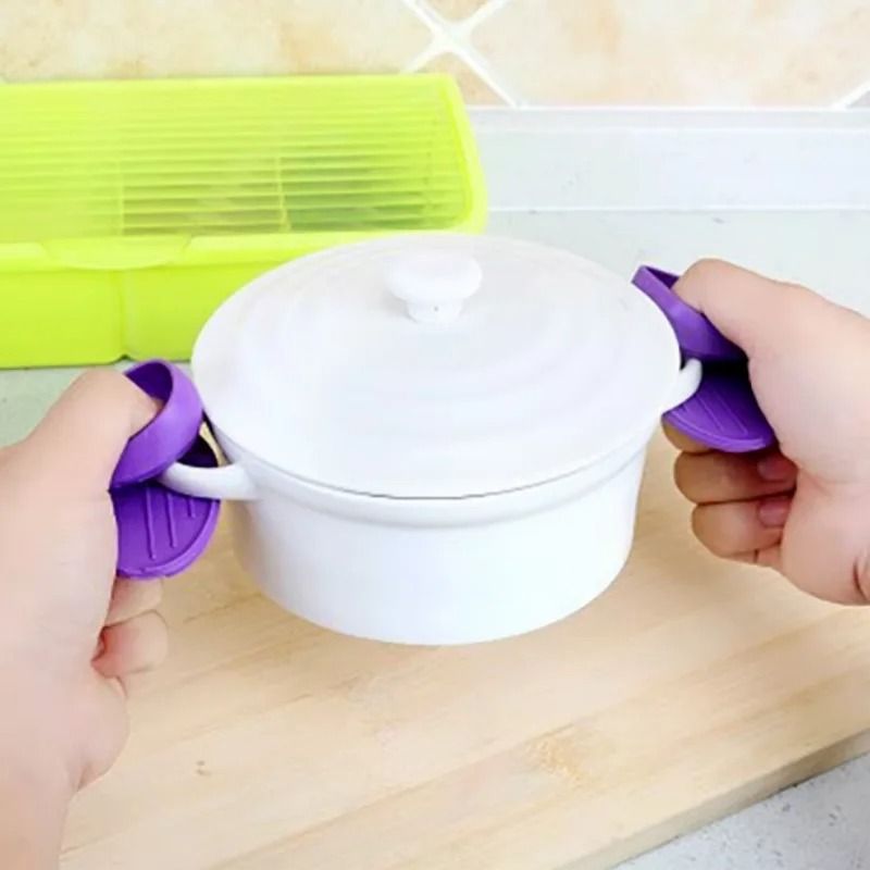 2Piece HighTemperature Silicone Insulated Finger Mitts 2