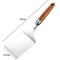 Stainless Steel Griddle Spatula With Ergonomic Wooden Handle 5