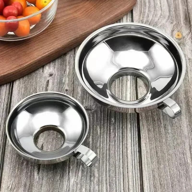 Stainless Steel WideMouth Jar Funnel 4