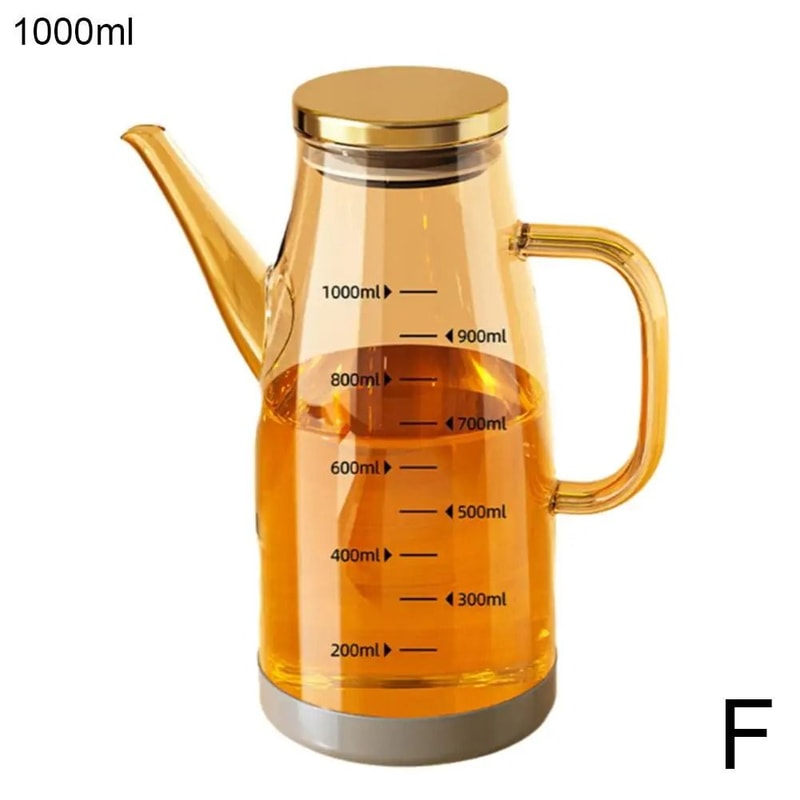 HighCapacity Glass Oil Dispenser With Stainless Steel Lid 11
