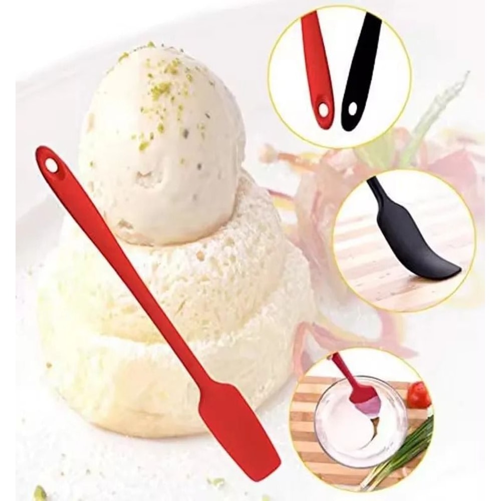 ExtraLong Silicone Jar Scraper Blender Spatula 5