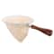 Reusable Flannel Coffee Filter Bag With Wood Handle 2
