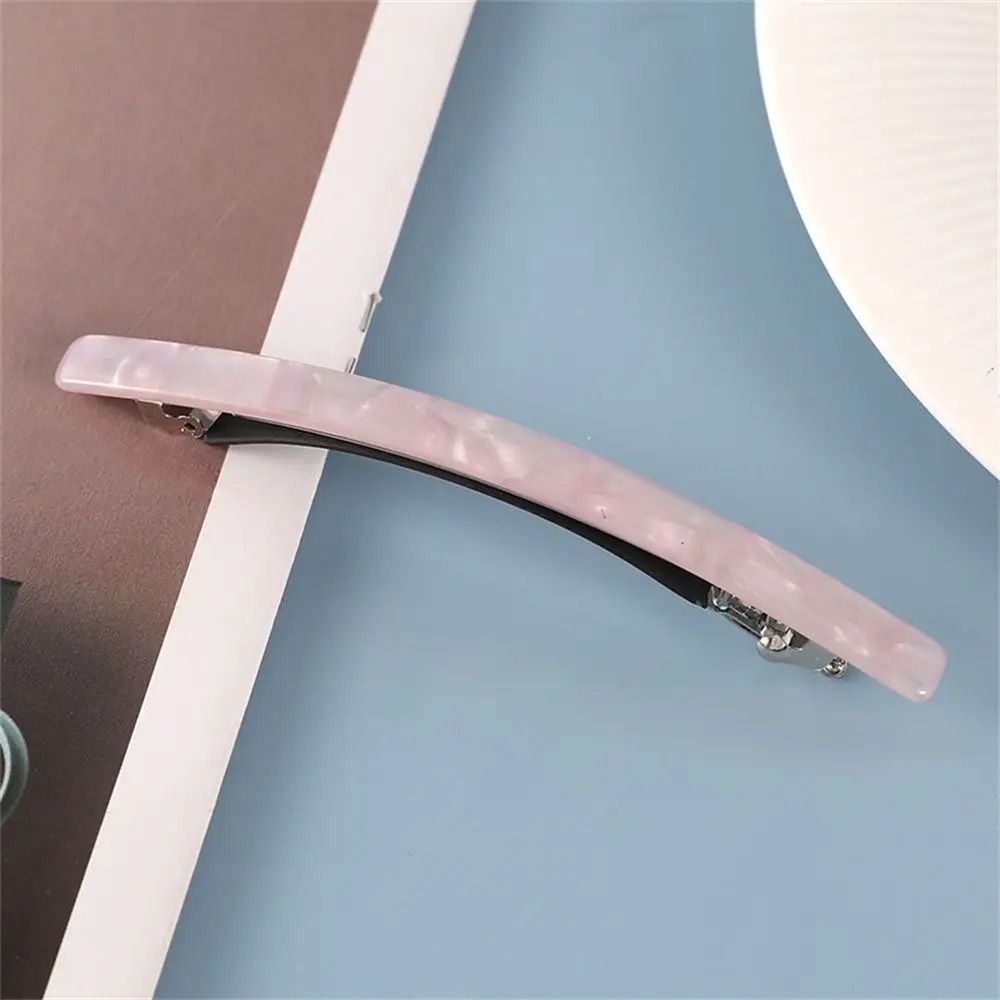 Geometric Leopard Acetate Hair Pin And Professional Styling Barrette 2