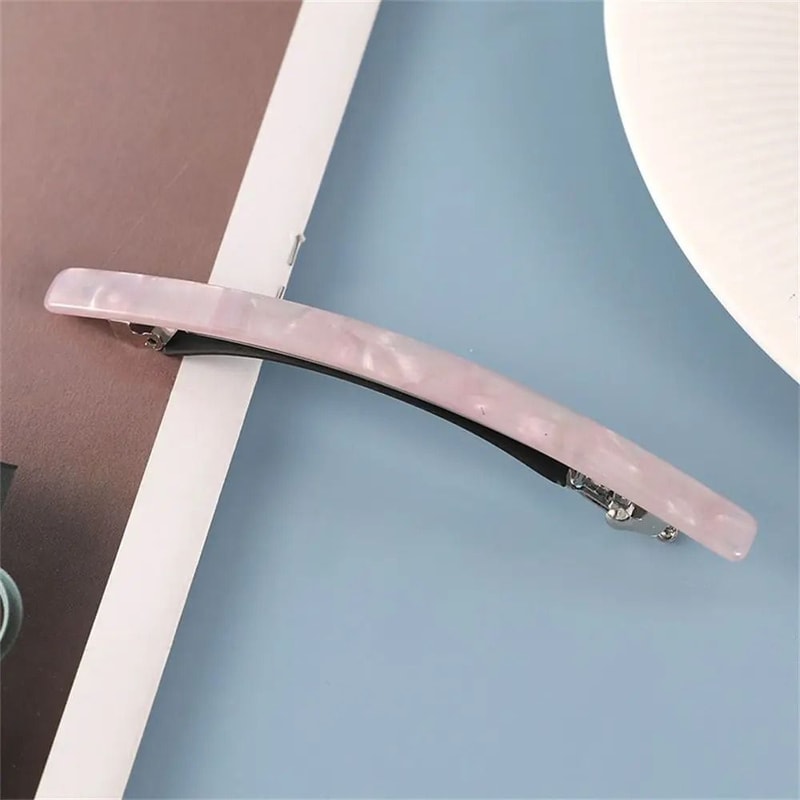 Geometric Leopard Acetate Hair Pin And Professional Styling Barrette 2