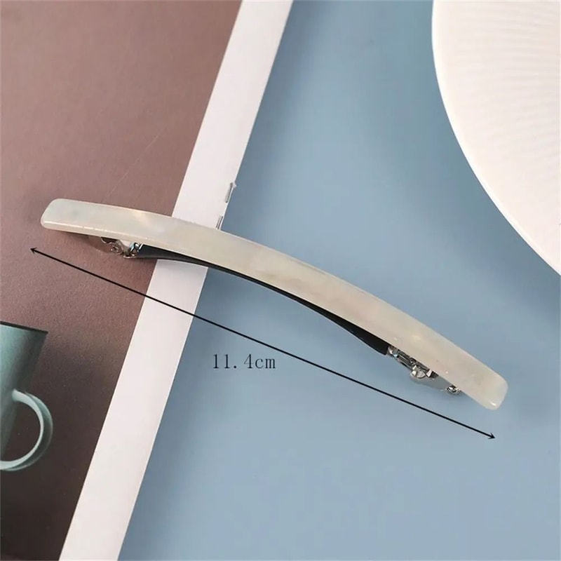 Geometric Leopard Acetate Hair Pin And Professional Styling Barrette 7