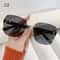 Elegant Rimless Gradient Sunglasses And Vintage Summer Shades 8