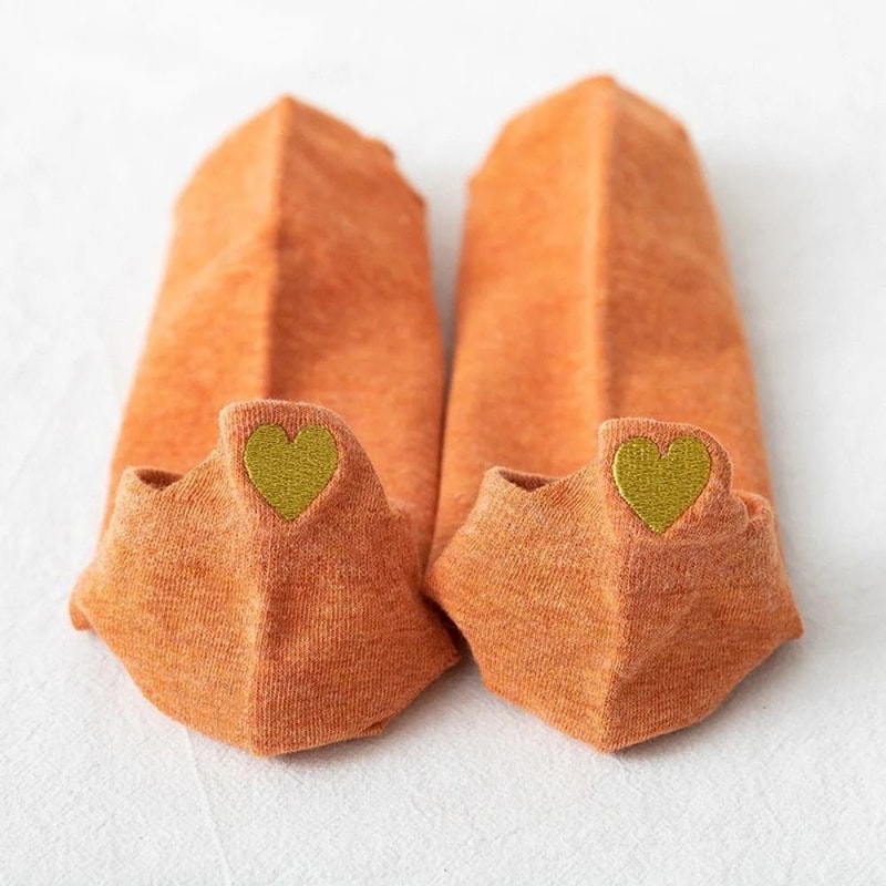 Sweet Heart Embroidered LowCut Boat Socks And Active Compression Anklets 13