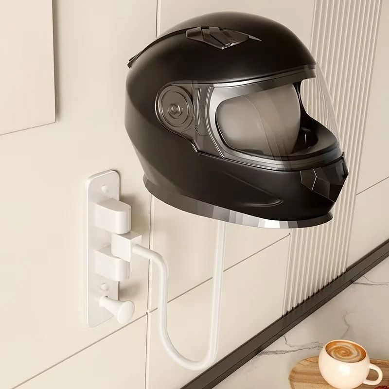 HeavyDuty 180Degree Rotating Motorcycle Helmet Rack And WallMounted Display 8