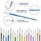 Metallic Glitter Gel Pens Set 10mm QuickDry Art Markers For Drawing DIY 2