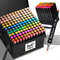 Dual Brush Tip Permanent Alcohol Markers Professional Art Set For Drawing Sketching 0