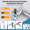 1440 Swivel Robotic Arm Faucet Aerator Retractable Universal Sink Extender 5