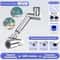 1440 Swivel Robotic Arm Faucet Aerator Retractable Universal Sink Extender 7