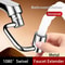 1080 Rotatable AntiSplash Faucet Aerator Universal Bathroom Kitchen Tap Extender 0
