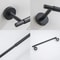 Retractable Matte Black Towel Bar SUS304 Stainless Steel Bathroom Hanging Rack 5