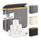 Foldable Toilet Paper Storage Basket Large Capacity Bathroom Organizer With Lid 8