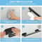 DrillFree Retractable Bathroom Towel Rack SUS304 Stainless Steel Adhesive Hanger 4