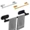 SelfAdhesive Stainless Steel Towel Rail Modern NoDrill Wall Hanging Holder 0