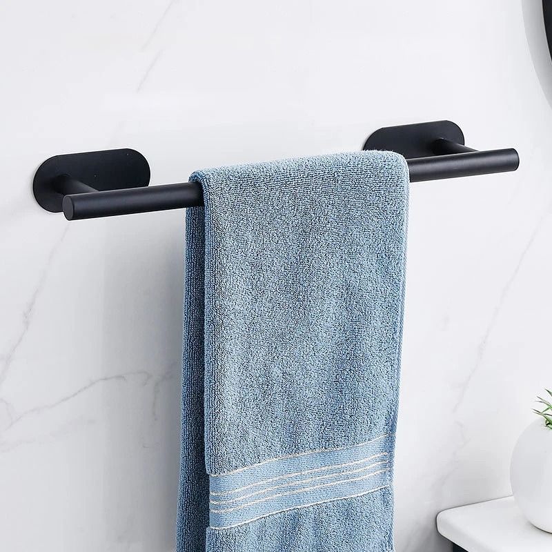 SelfAdhesive Stainless Steel Towel Rail Modern NoDrill Wall Hanging Holder 1