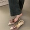 Elegant Flower Slingback Dress Mules Fashionable Low Heel Slingback Pumps 6