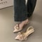 Elegant Flower Slingback Dress Mules Fashionable Low Heel Slingback Pumps 8