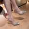 Pointed Transparent PVC Rhinestone Sandals Elegant Wrapped Back Buckle High Heels 2
