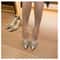 Pointed Transparent PVC Rhinestone Sandals Elegant Wrapped Back Buckle High Heels 4