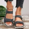 Elegant Genuine Leather Sport Sandals Lightweight Plus Size Comfort Slippers 5